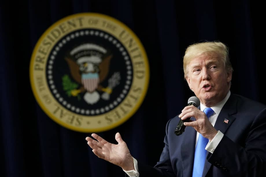 Donald Trump, presidente de Estados Unidos.