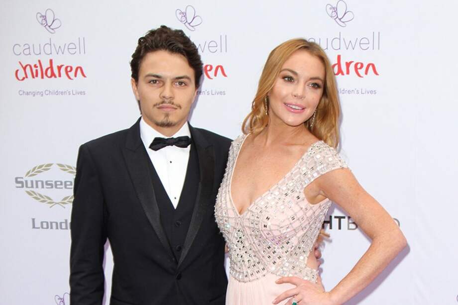 Egor Tarabasov y Lindsay Lohan. / Bang Showbiz