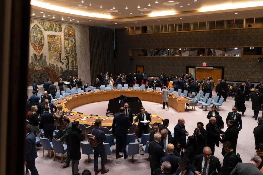 La reunión del Consejo de Seguridad de las Naciones Unidas finaliza en la sede de la ONU en Nueva York, Nueva York, EE. UU., el 5 de enero de 2026.
