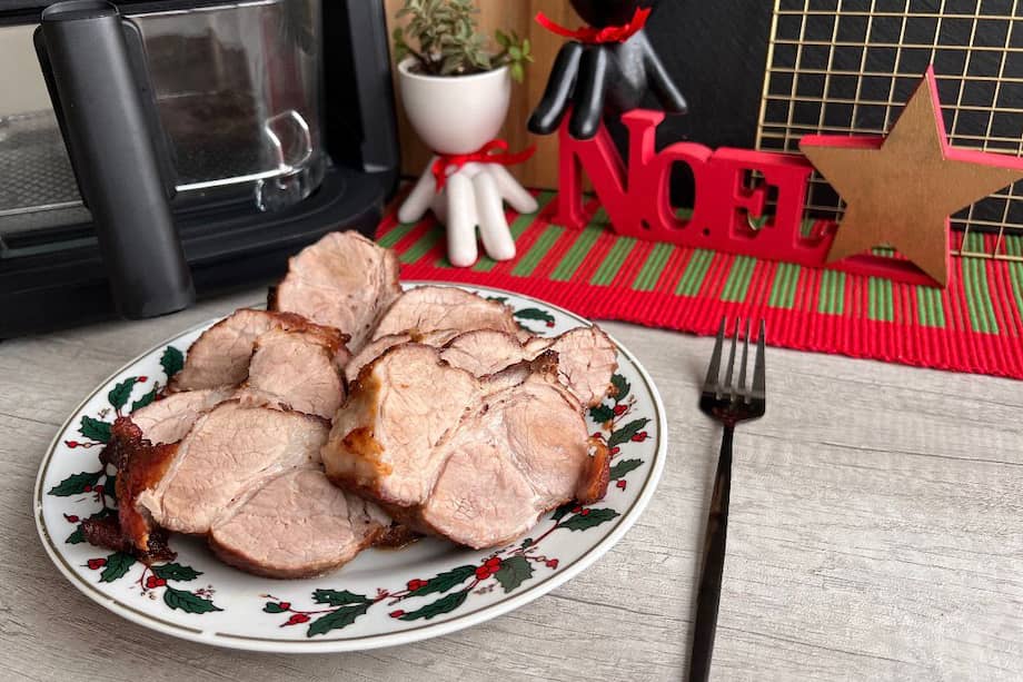 Baña esta bondiola de cerdo con salsa de ciruela.