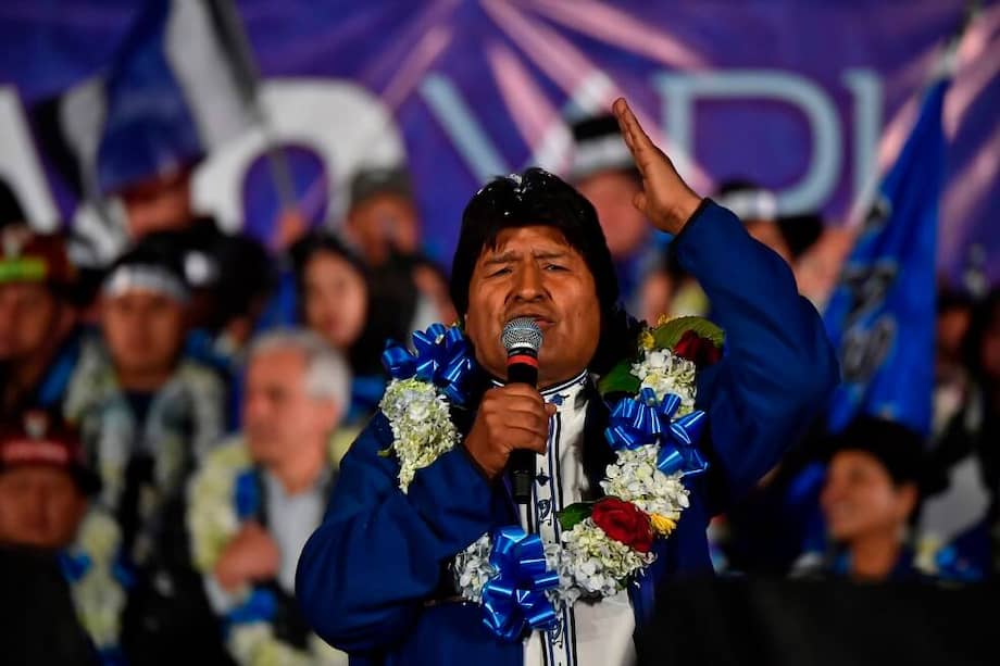El presidente de Bolivia, Evo Morales, aspira a su cuarto periodo presidencial. / AFP