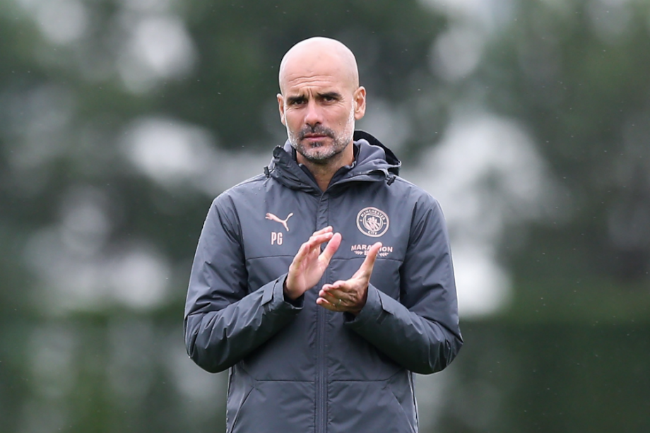 Pep Guardiola, director técnico del Manchester City de Inglaterra.