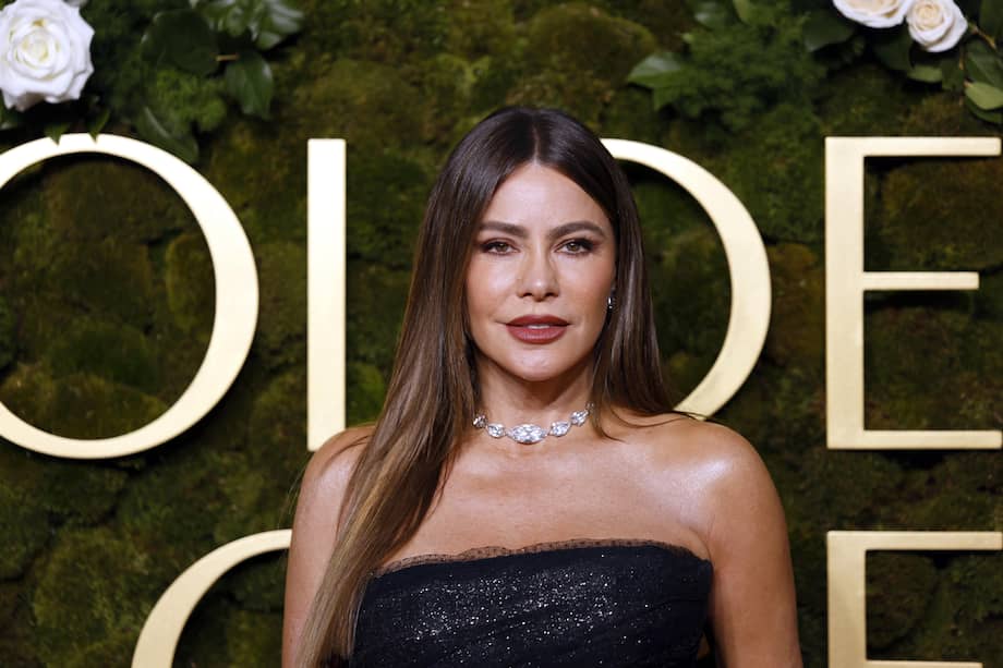 Sofia Vergara en los Golden Globe Awards 2025. /EFE/EPA/Caroline Brehman