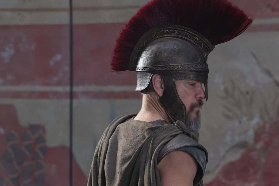 Vista del rodaje de la 'La Odisea' de Christopher Nolan con Matt Damon.