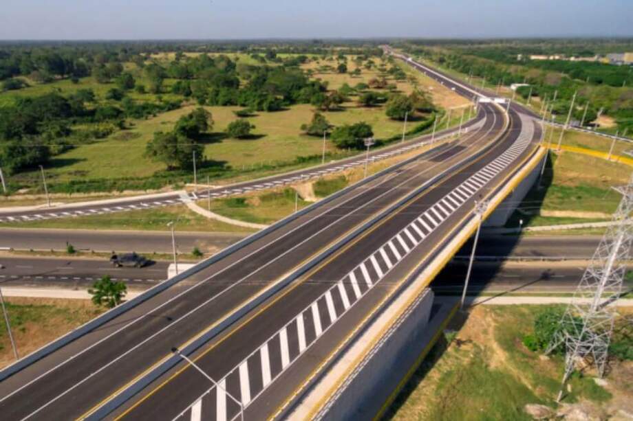 De acuerdo con la ANI, el proyecto Cartagena – Barranquilla y Circunvalar de la Prosperidad tienen un avance del 95 %. / ANI.