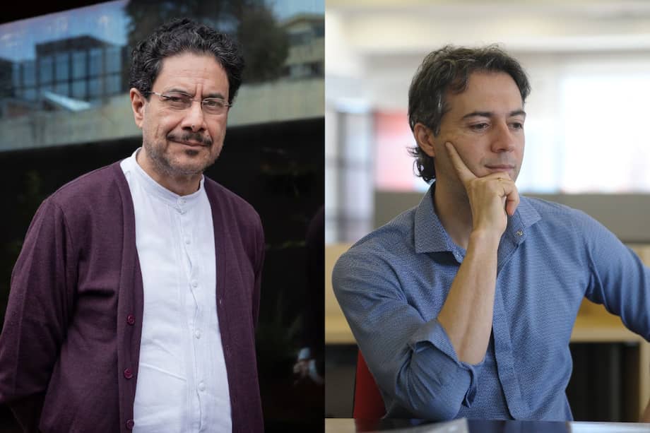 Precandidatos Iván Cepeda y Daniel Quintero.