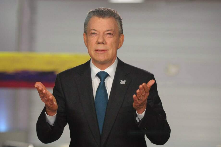 El presidente Juan Manuel Sabntos. / SIG- Presidencia