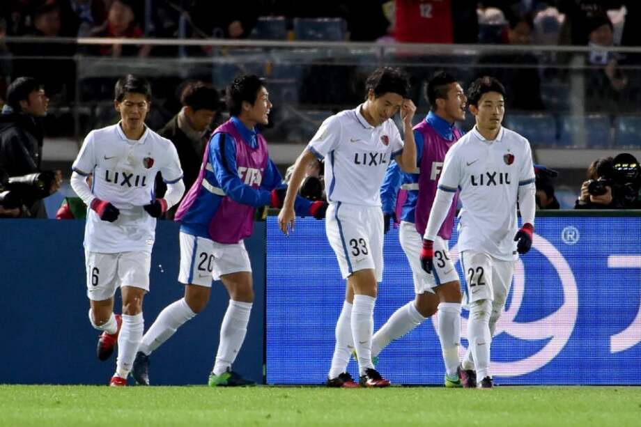 Kashima derrotó en cuartos de final al Auckland City. Foto: AFP