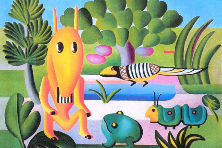"No disparen al artista", una de las obras más representativas de la artista brasileña Tarsila do Amaral. / Cortesía