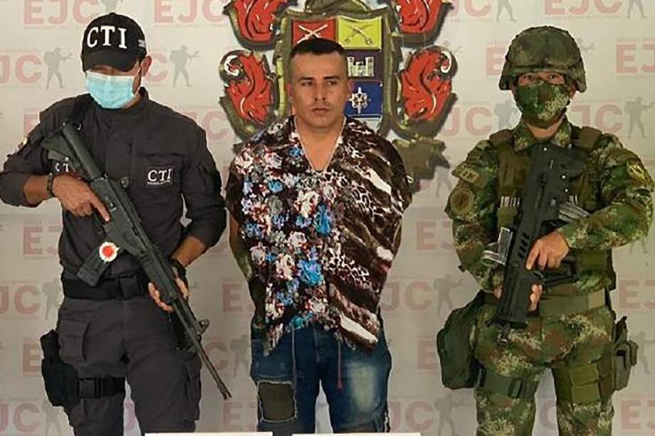 A “Hermes” se le atribuyen 15 asesinatos, incluido el de Gentil Pasos Lizcano, presidente de la JAC de una vereda de Algeciras el 6 de julio pasado. /Policía