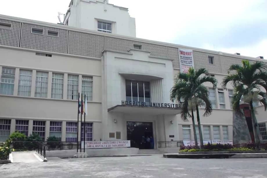 El hecho ocurrió este fin de semana en el Hospital Universitario del Valle y no dejó personas lesionadas.