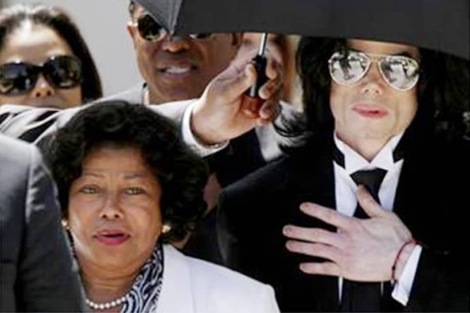 Katherine y Michael Jackson.
