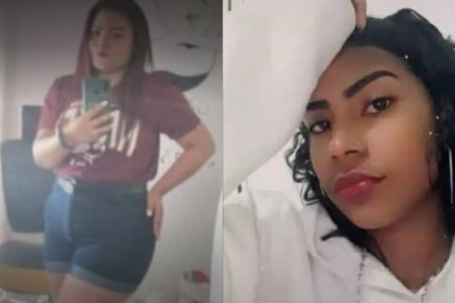 A la izquierda, July Jiménez, quien fue encontrada el 27 de abril en Barranquilla. A la derecha, Yusleidis de la Hoz, quien se encuentra desaparecida desde el pasado viernes.