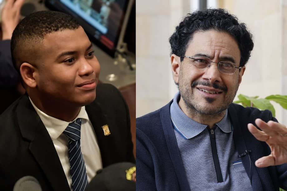 Representante Miguel Polo Polo y senador Iván Cepeda.