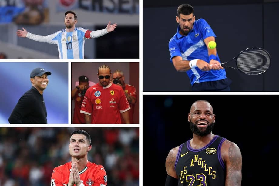Lionel Messi, Novak Djokovic, Tiger Woods, Lewis Hamilton, Cristiano Ronaldo y LeBron James son algunos de los deportistas veteranos quienes, a pesar de estar cerca del final de su carrera, siguen siendo protagonistas.