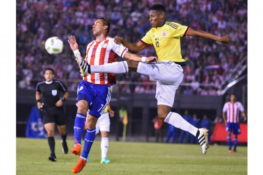 Yerry Mina, defensor del seleccionado colombiano. Foto: AFP