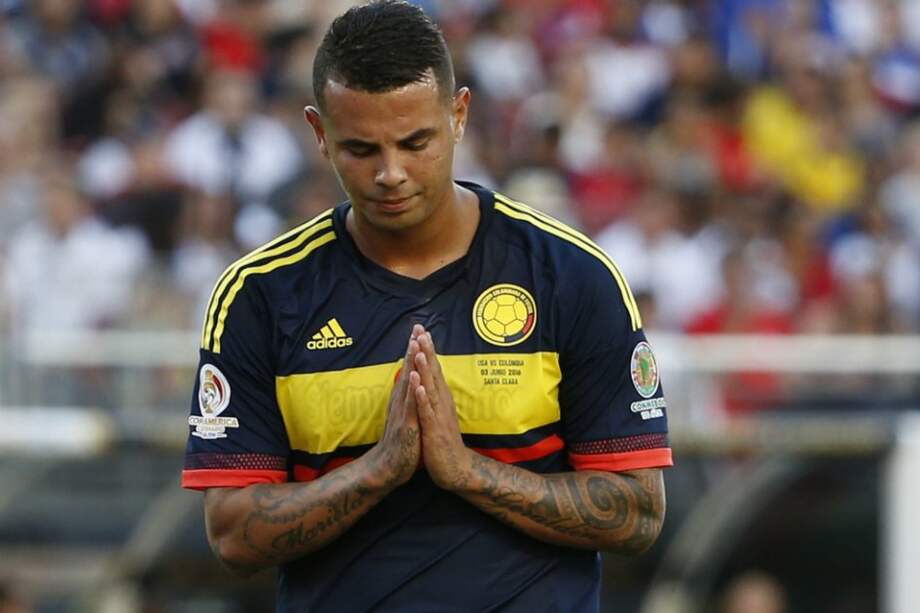 Edwin Cardona, volante de la selección colombiana. / EFE