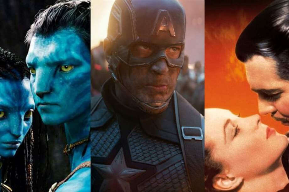 "Avatar", "Vengadores: Endgame", "Lo que el viento se llevó", "Star Wars" y "Titanic" están en este conteo que tuvo en cuenta la inflación para establecer el éxito de las cintas. / Cortesía