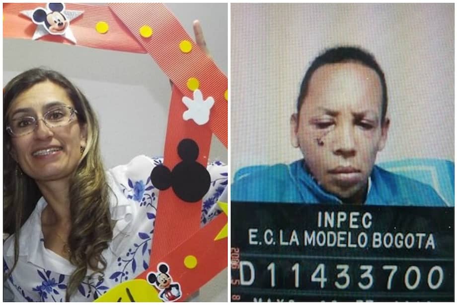 Claudia Giovanna Rodríguez fue tomada como rehén por Julio Alberto Reyes Andrade (Der.) en un centro comercial del norte de Bogotá. Posteriormente, le quitó la vida.