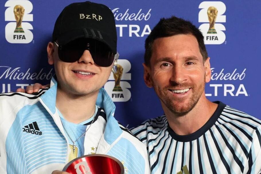 Bizarrap y Lionel Messi
