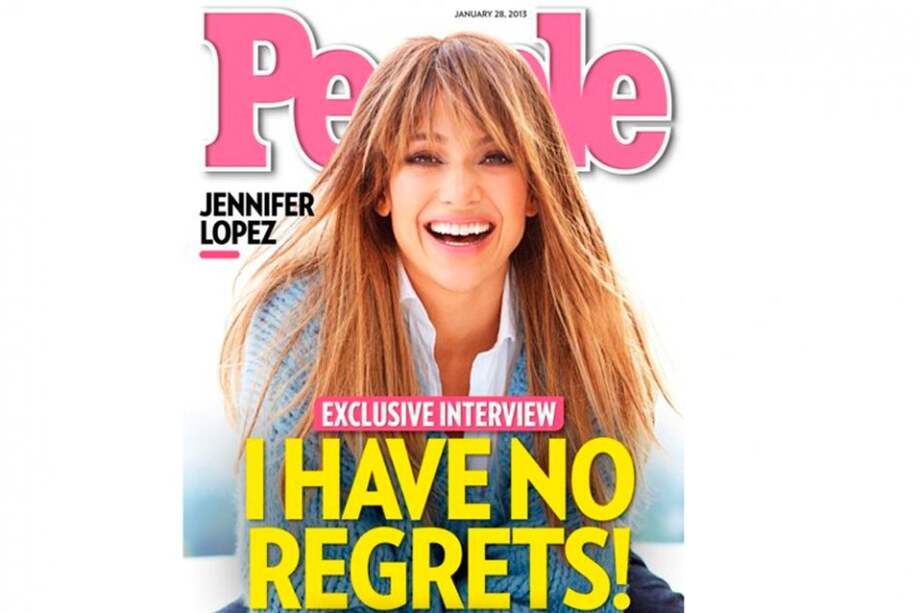 Jennifer Lopez en la portada de la revista People. / Bang Showbiz