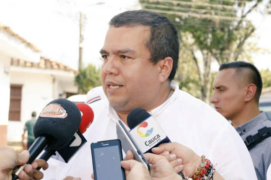 Gobernador del Cauca, Óscar Campo. / Tomada de @1oscarcampo