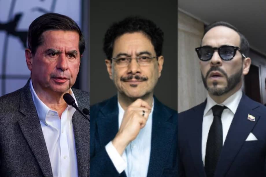 Juan Fernando Cristo, Iván Cepeda y Abelardo de la Espriella.