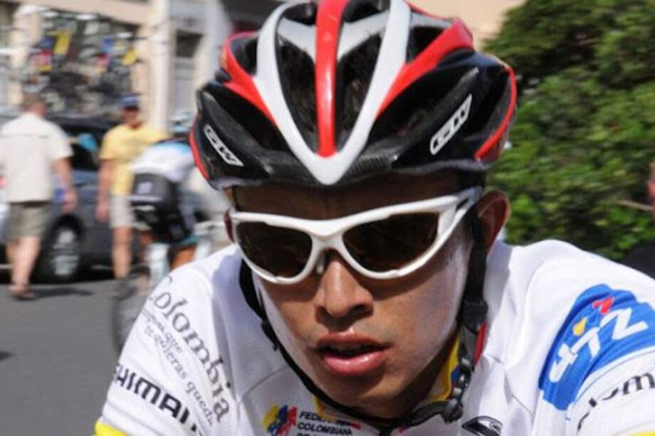 El ciclista colombiano Fernando Orjuela. / Cortesía Fedeciclismo