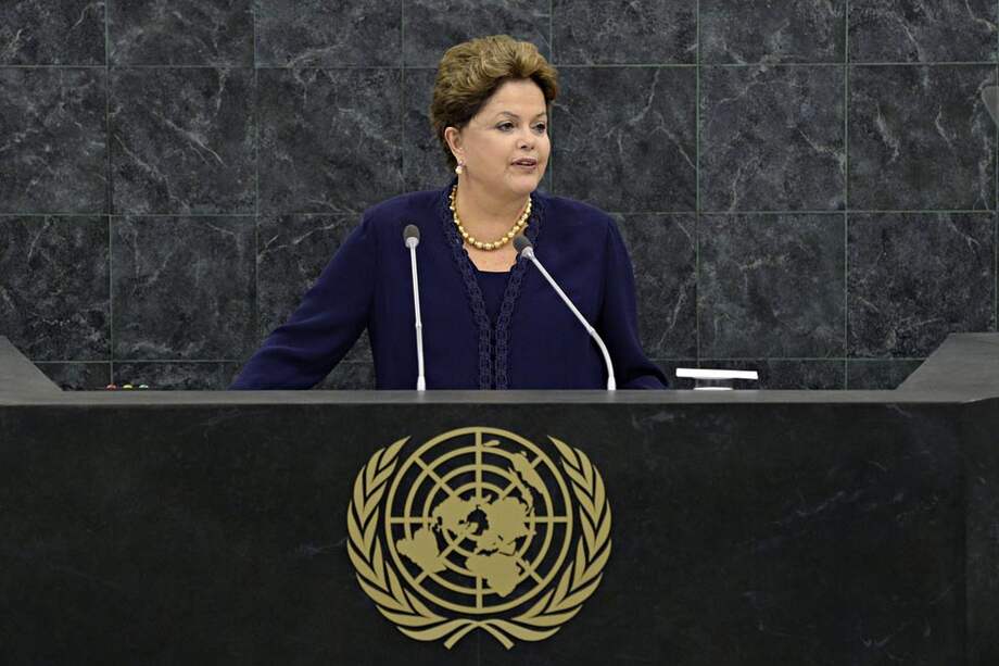 La presidenta de Brasil, Dilma Rousseff, dijo que el espionaje de EE.UU. era un “quiebre del derecho internacional”. / AFP