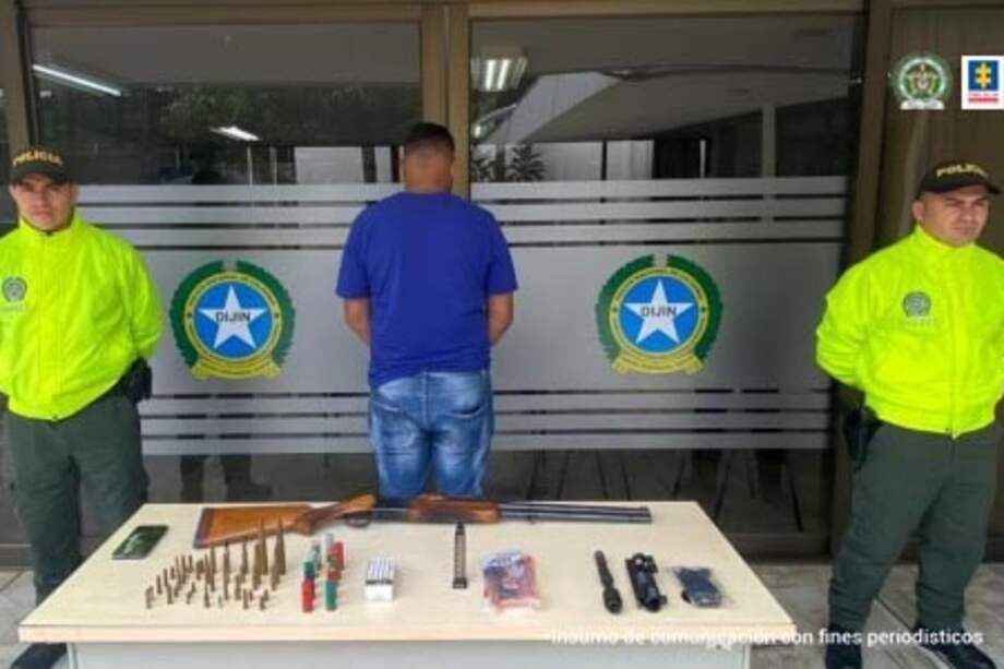 Se trata de Andrés Alberto Barreto Álvarez, quien había sido capturado en un inmueble de Cali (Valle del Cauca).