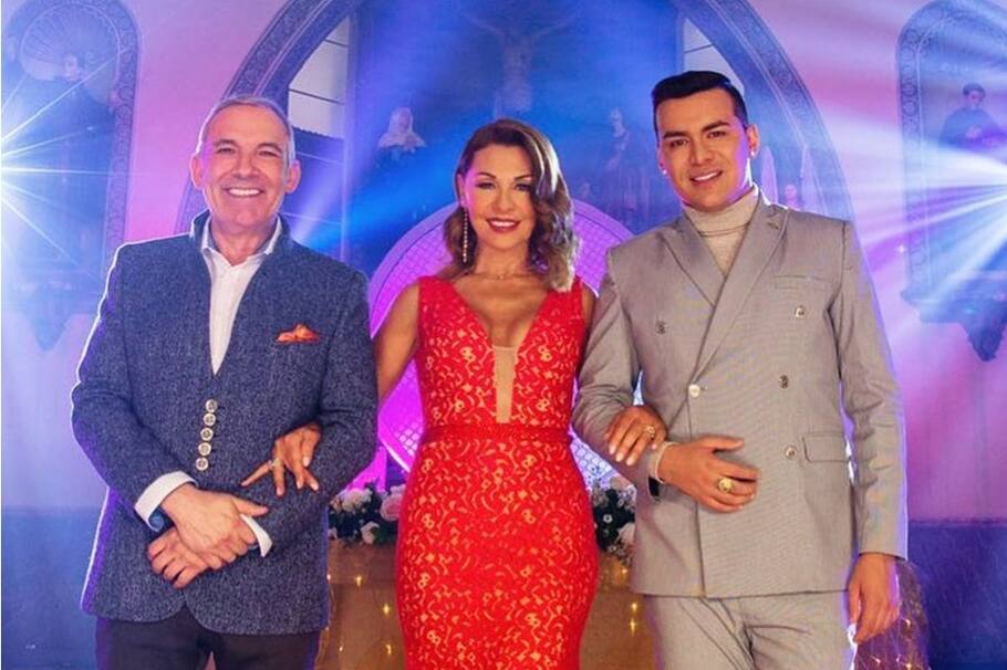 Amparo Grisales, César Escola y Yeison Jiménez son los jurados de 'Yo me llamo'.