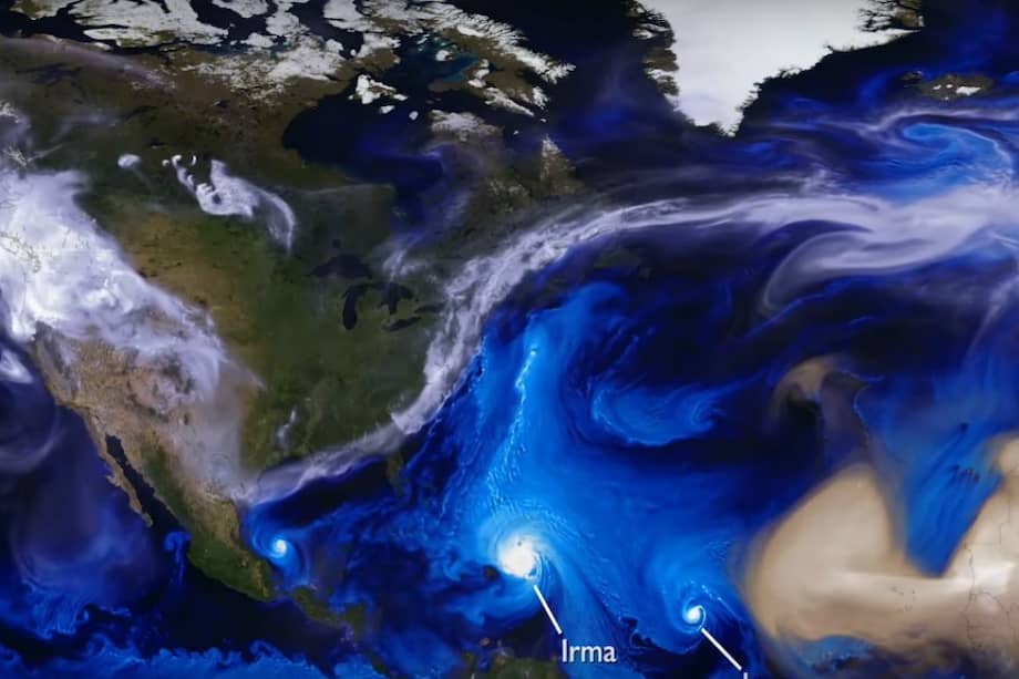 Imagen tomada del video del Centro Goddard de la Nasa. / / Nasa