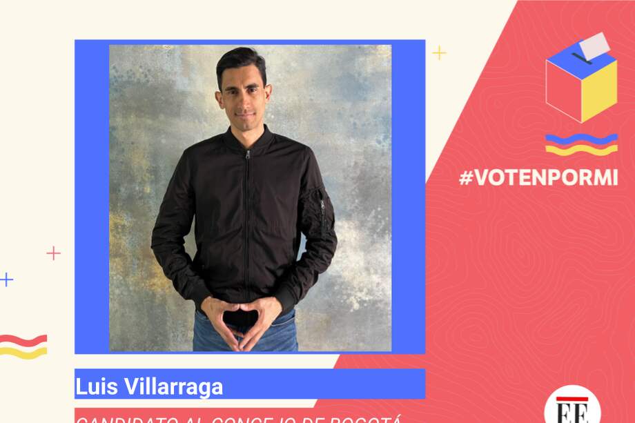 Luis Villarraga, candidato al Concejo de Bogotá.