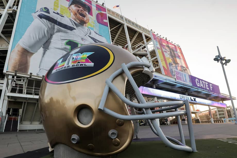 El Levi's Stadium en Santa Clara está listo para el duelo más importante del deporte estadounidense.