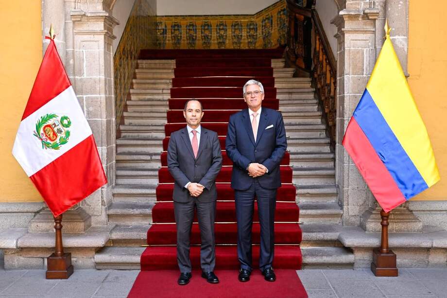 El encuentro entre John Peter Camino Cannock y Daniel Ávila Camacho se desarrolló con la intención de evaluar la agenda común entre Colombia y Perú.