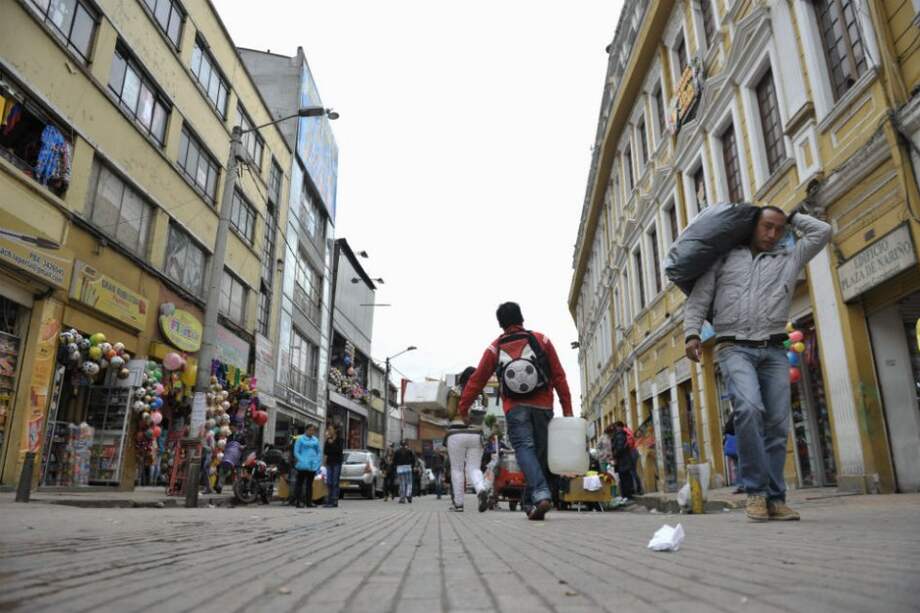San Victorino está inundado de vendedores ambulantes