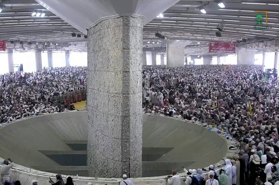 Más de 1,8 millones de peregrinos musulmanes visitaron La Meca durante el hach.