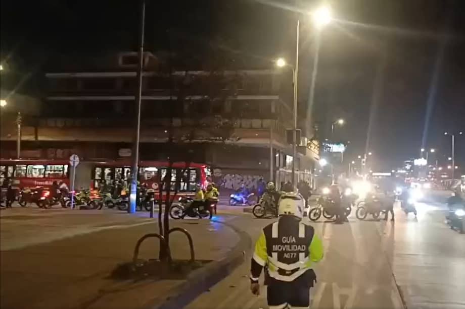 Protestas en la Av. NQS