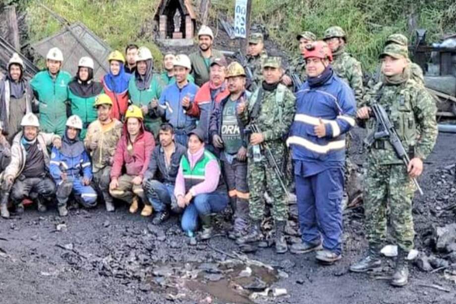 Los mineros habían quedado atrapados en la mina El Tejadito’, la vereda La Empalizada, Cundinamarca, el pasado 9 de junio.