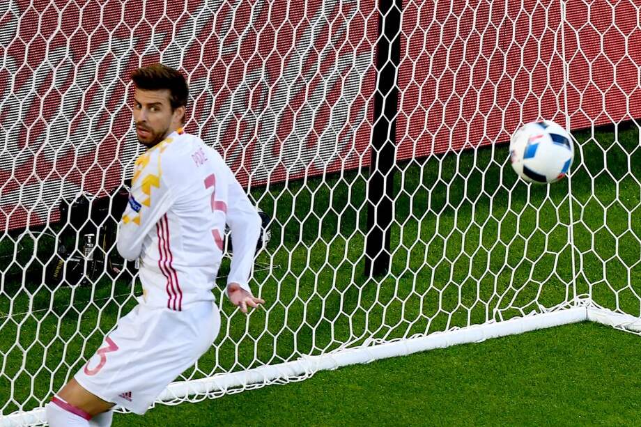 Gerardo Pique, defensor de la selección de España. Foto: AFP