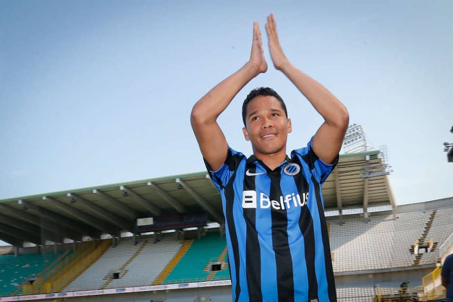 Carlos Bacca fue uno de los goleadores de la liga belga la temporada pasada. / AFP