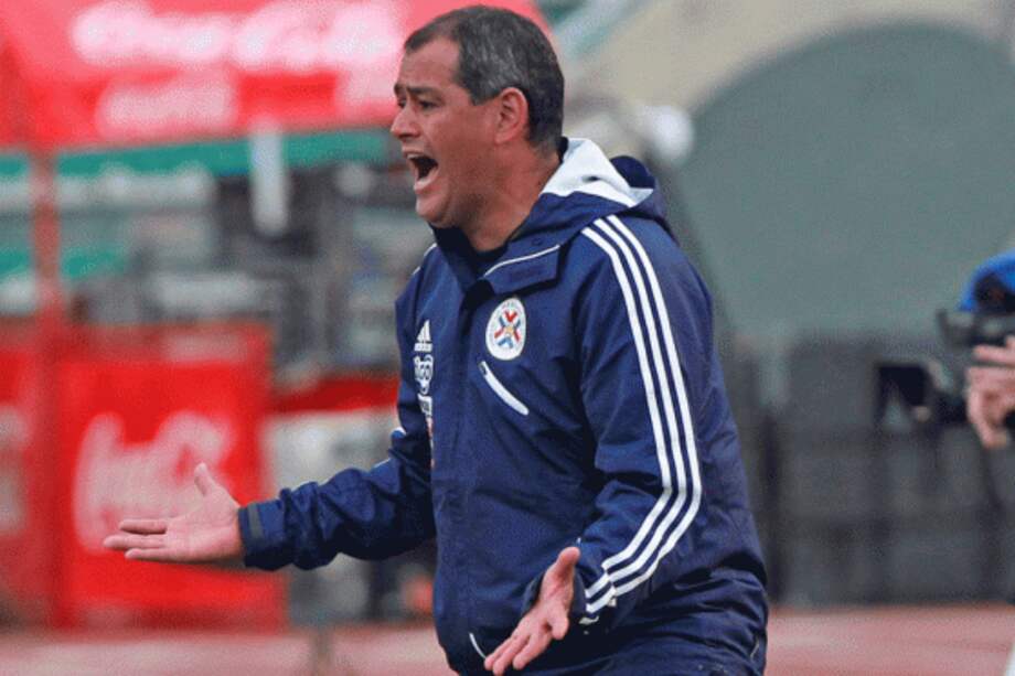 Francisco Arce, técnico de la selección de Paraguay. Foto: AFP