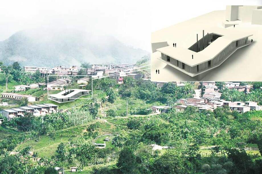 Así se verá el Parque Educativo Antioquia en el municipio de San Francisco, Antioquia. / Cortesía