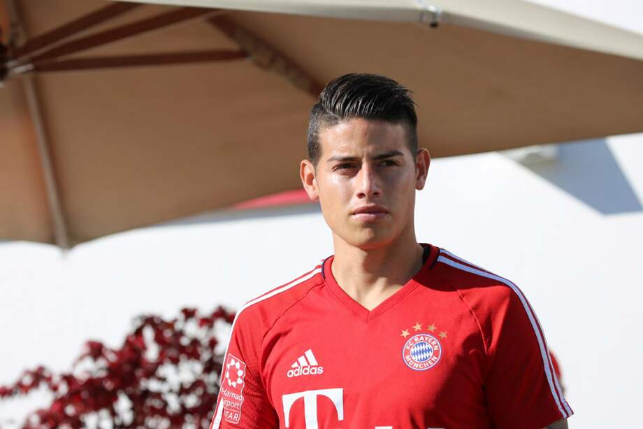 James David Rodríguez, volante colombiano del Bayern Múnich. / @FCBayern