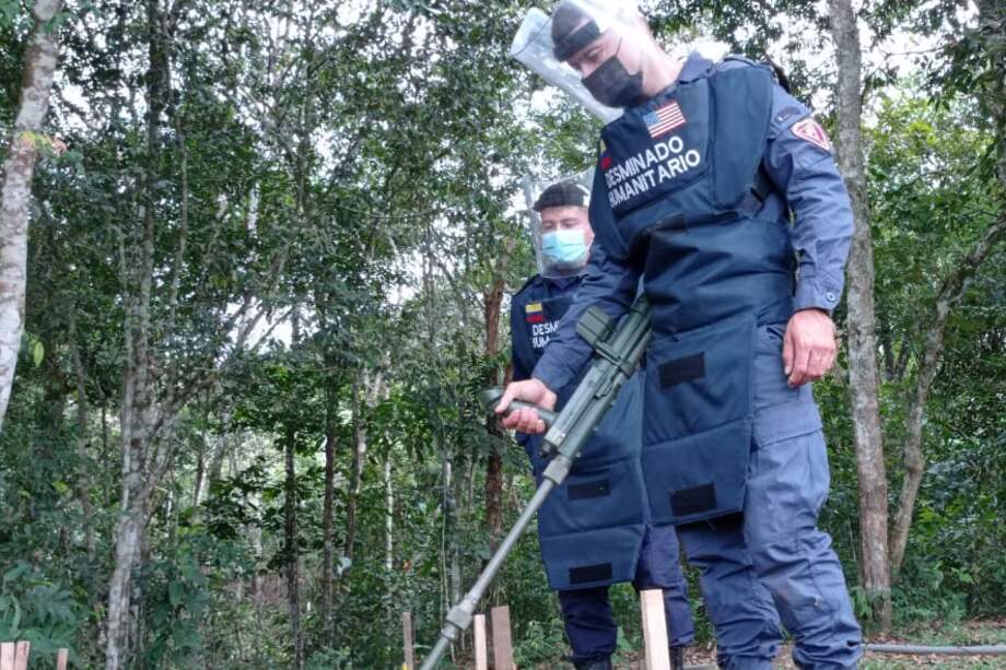El comandante del Batallón de Desminado aseguró que ya descartaron que en 17 municipios del departamento haya sospecha de contaminación.
