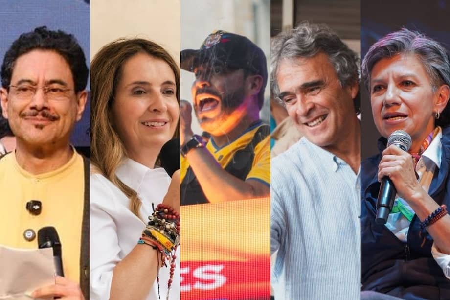 Iván Cepeda, Paloma Valencia, Abelardo de la Espriella, Sergio Fajardo y Claudia López preparan caminos para sus cierres de campaña.