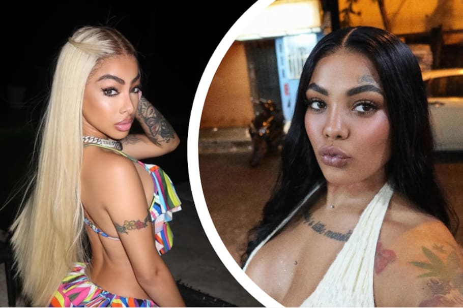 Yailin 'La más viral' y su hermana Mami Kim.