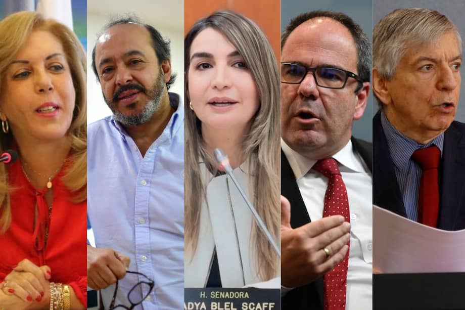 Clara Luz Roldán, Germán Córdoba, Nadia Blel, Germán Córdoba y César Gaviria estuvieron en la reunión para definir la coalición de partidos.