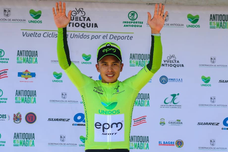 Diego Ochoa, del EPM Scott, es el líder de la Vuelta a Antioquia UNIDOS 2022.