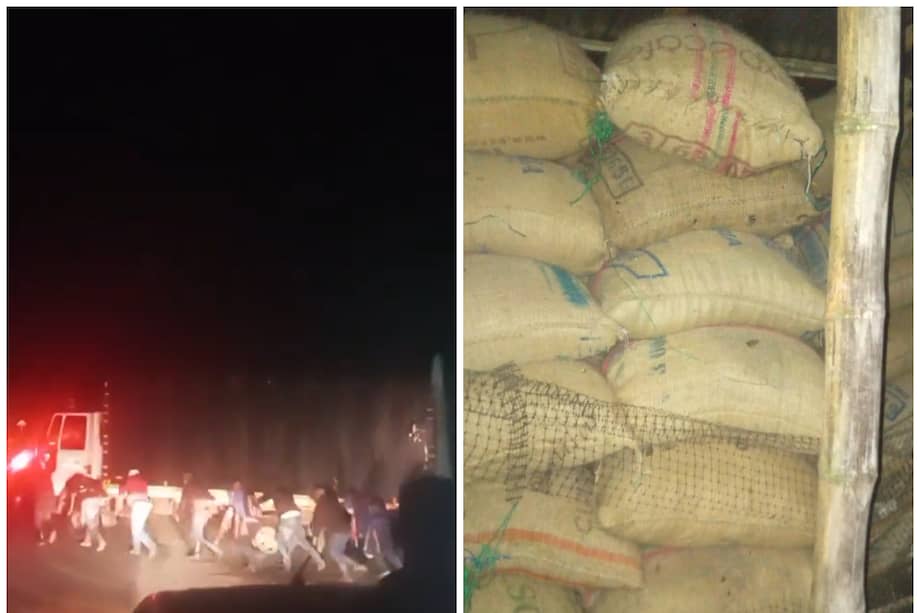Los delincuentes dejaron el camión en una vía alterna de Caloto y llevaron la carga de café a una vivienda.